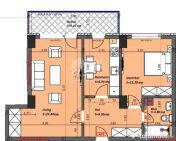 Tomis Plus- Madrid 48, apartament 2 camere 