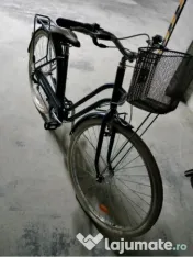 Bicicleta de oraș Elops 520 cadru jos albastru 