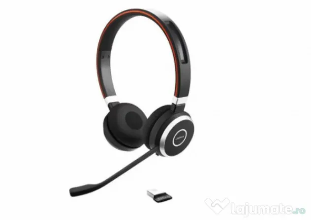 Casti Jabra Evolve 65 SE & Link 230 NOI - Husa protectie - Stereo