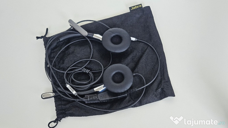 Casti Jabra Evolve 65 SE & Link 230 NOI - Husa protectie - Stereo
