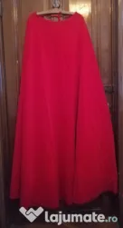 Pelerină magician de catifea, căptușită.