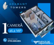 Adamant Towers | 1 camera | decomandat | 46.4 mp | Nicolina, Iaşi 