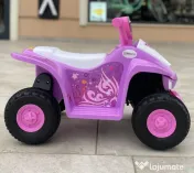 ATV electric pentru copii, Kinderplay Princess 25W, 6V, barby pink 