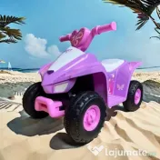 ATV electric pentru copii, Kinderplay Princess 25W, 6V, barby pink 