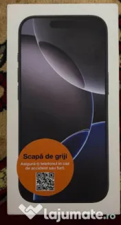 IPhone 16 Pro - 128GB - Black Titanium - NOU, SIGILAT 