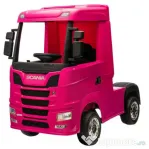Camion electric pt. copii SCANIA R-SERIES 4x45W 12V 14Ah #pink
