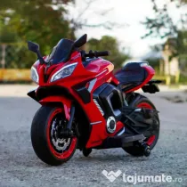 Motocicleta electrica pt. copii, Kinderauto R9, 2x150W, 24V #RED