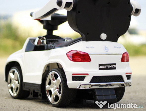 Masinuta cu maner multifunctionala 3 in 1 Mercedes GL63 #ALB