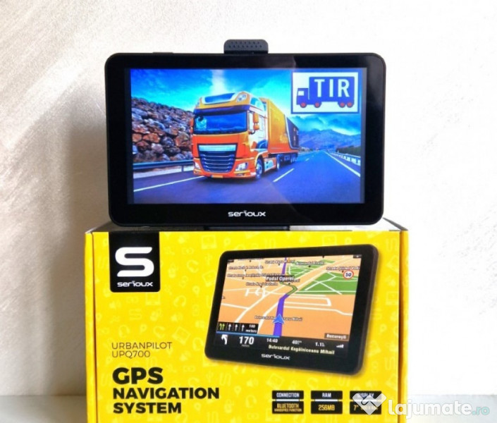 GPS Navigatii - SERIOUX 5"inch,Actualizat,NOI,Truck,TIR,Auto.Garantie