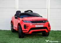 Masinuta electrica 4x4 Range Rover 12V 10Ah cu scaun tapitat