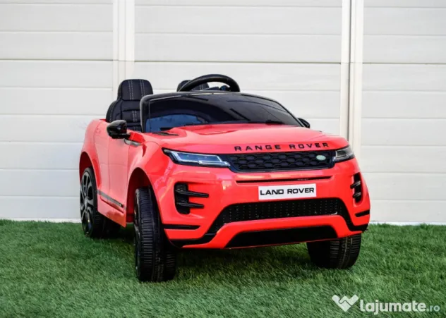 Masinuta electrica 4x4 Range Rover 12V 10Ah cu scaun tapitat
