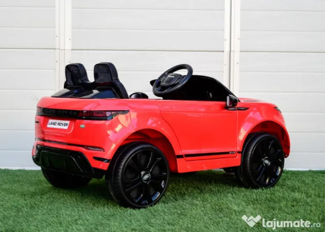 Masinuta electrica 4x4 Range Rover 12V 10Ah cu scaun tapitat