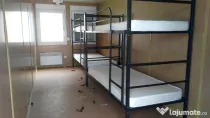 Ansamblu pat metalic etajat - model BEL 8 - Livrare din Stoc