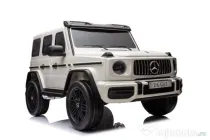 Masinuta electrica Mercedes G63 4x4 putere 800W 24V, 14Ah, Mp3 #White
