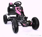 Kart cu pedale, Kinderauto Thunder cu roti EVA 