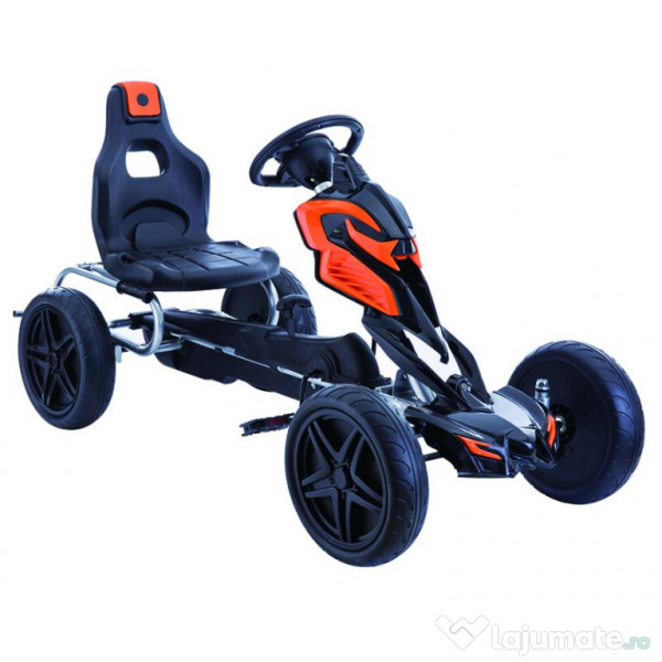 Kart cu pedale, Kinderauto Thunder cu roti EVA