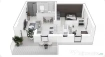 Apartament cu 3 camere 72,35 mp, Timisoara!