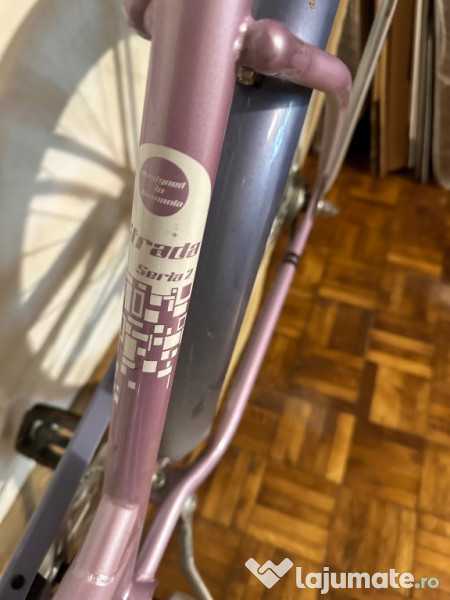 Bicicleta Pegas Strada Seria 2 (roz bujor) & accesorii