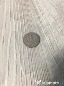 Moneda Quarter Dollar - SUA, an 1987, material din cupru