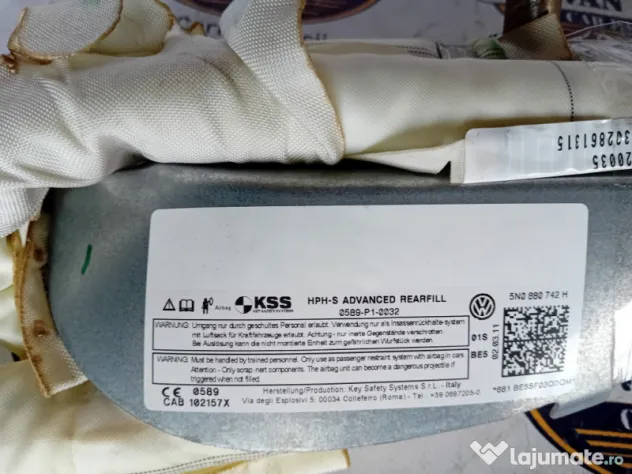 Airbag cortina dreapta Volkswagen Tiguan 2008