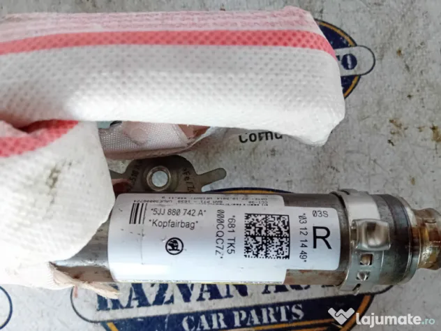 Airbag cortina dreapta Skoda RAPID 2014
