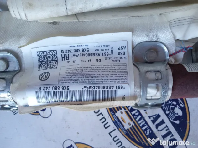 Airbag cortina dreapta Volkswagen Golf 6 Hatchback 2009