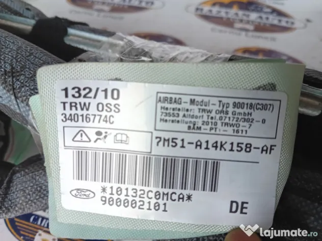 Airbag cortina dreapta Ford Focus 2 2010