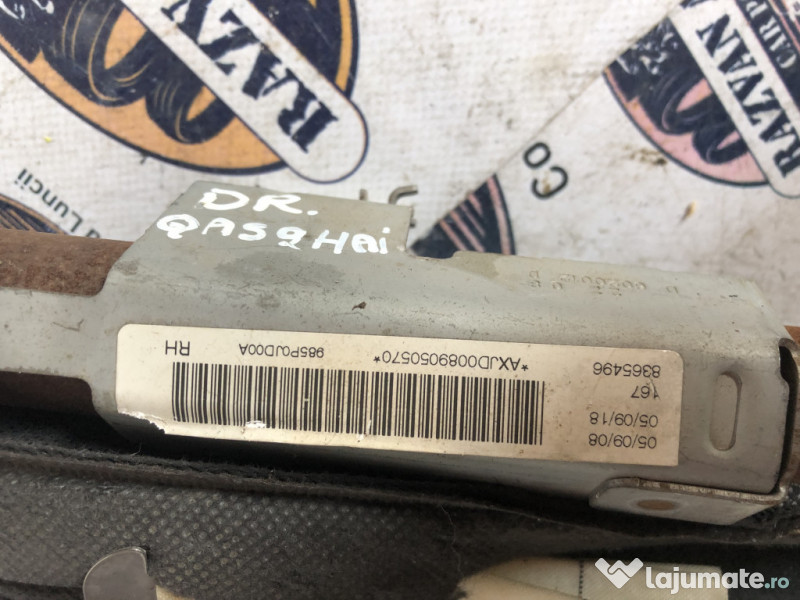 Airbag cortina dreapta Nissan Qashqai 2008