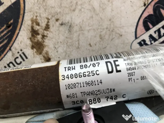 Airbag cortina dreapta Volkswagen Passat B6 2007