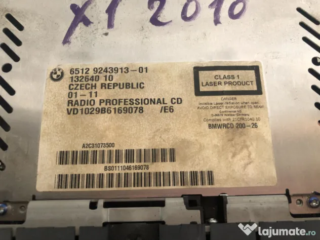 CD Player BMW X1 2010