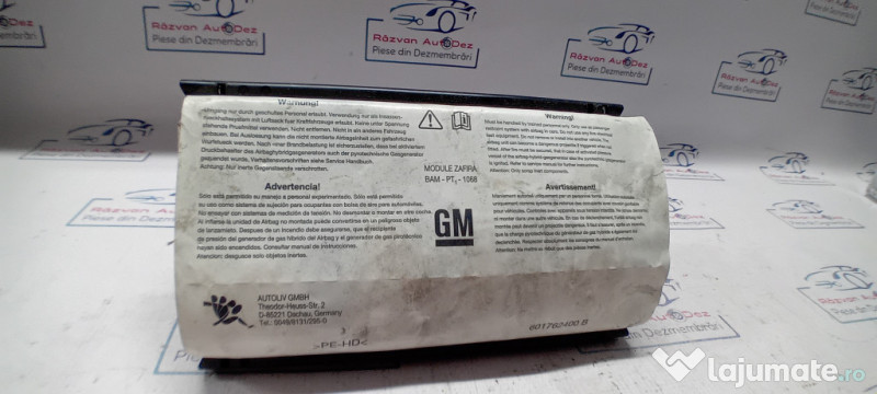 Airbag pasager Opel Zafira 2007