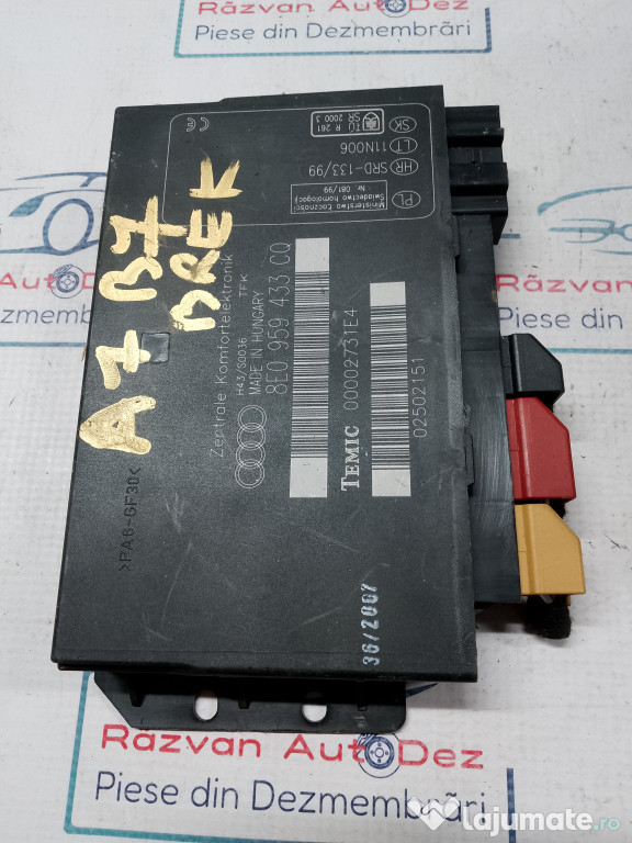 Calculator confort Audi A4 B7 2007