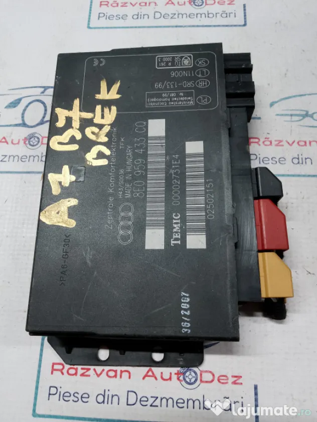 Calculator confort Audi A4 B7 2007