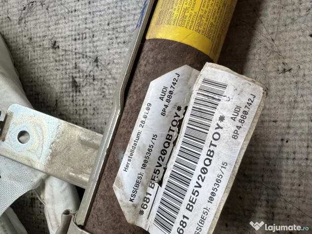 Airbag cortina dreapta Audi A3 8P 2009