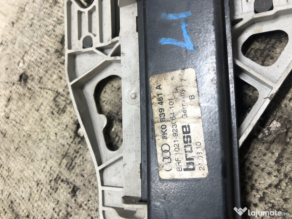 Macara geam stanga spate Audi A4 B8 2012