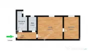 Apartament complet renovat cu 2 camere in zona Cedonia din S 