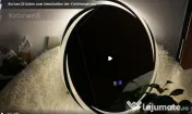 Oglinda Rotunda Iluminata Led, dimabila, reglaj culoare, dezaburire 