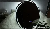 Oglinda Rotunda Iluminata Led, dimabila, reglaj culoare, dezaburire 