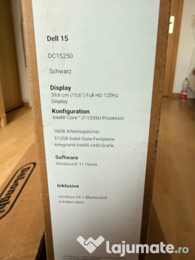 Laptop Dell 15 DC15250