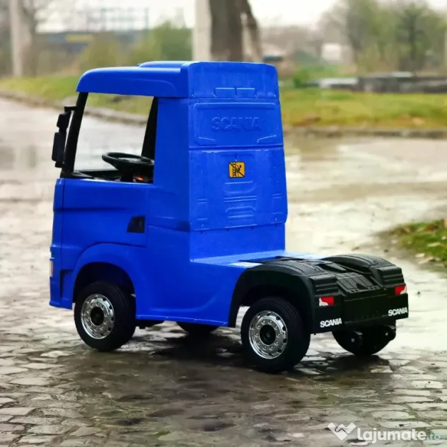 Camion electric pt. copii SCANIA R-SERIES 4x45W 12V 14Ah Blue