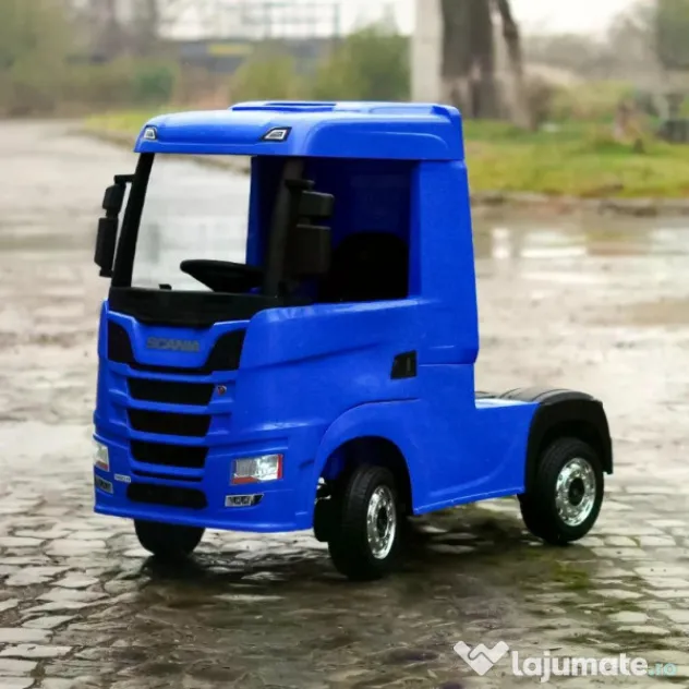 Camion electric pt. copii SCANIA R-SERIES 4x45W 12V 14Ah Blue
