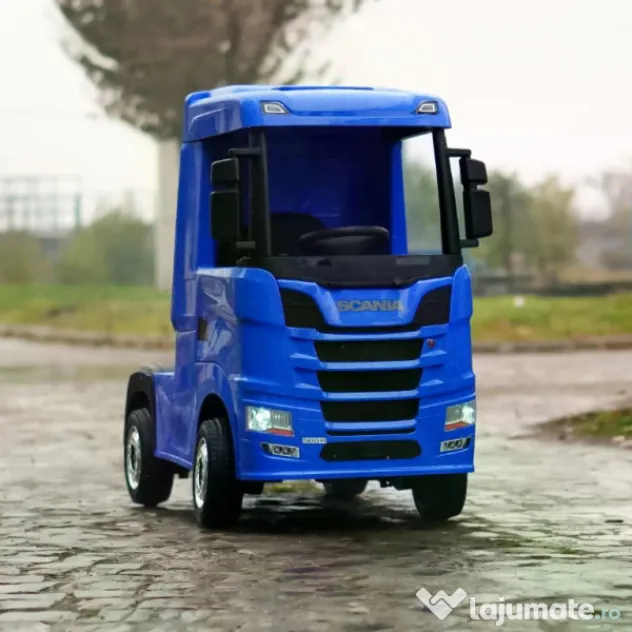 Camion electric pt. copii SCANIA R-SERIES 4x45W 12V 14Ah Blue