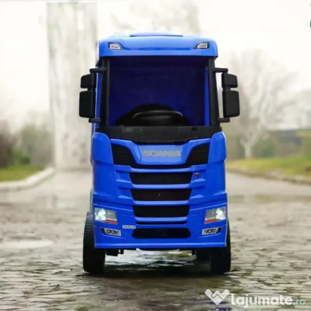 Camion electric pt. copii SCANIA R-SERIES 4x45W 12V 14Ah Blue
