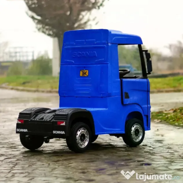 Camion electric pt. copii SCANIA R-SERIES 4x45W 12V 14Ah Blue