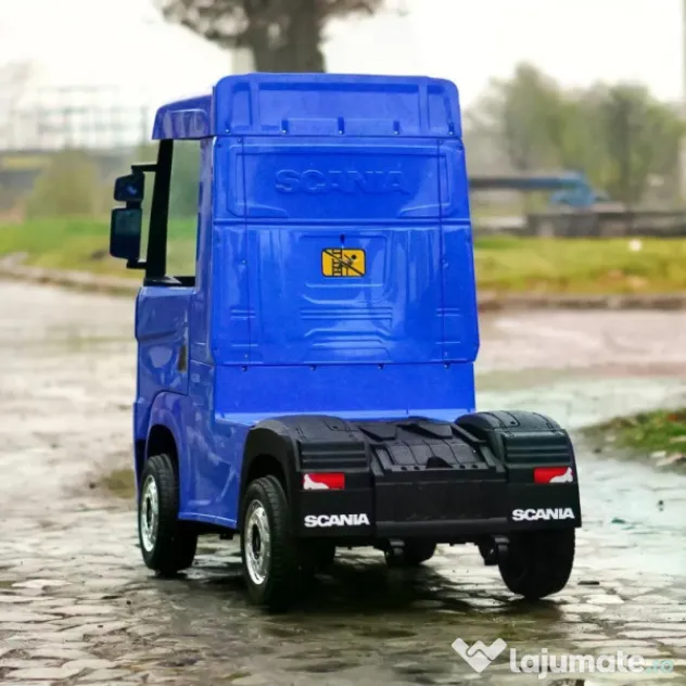 Camion electric pt. copii SCANIA R-SERIES 4x45W 12V 14Ah Blue