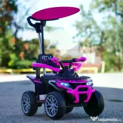 ATV electric cu maner 4 in 1, Kinderauto Hercules 35W 6V, RC #pink 