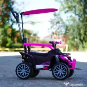 ATV electric cu maner 4 in 1, Kinderauto Hercules 35W 6V, RC #pink 