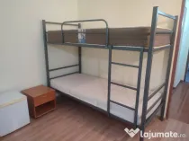 Ansamblu Pat metalic suprapus model BEL01FABY - Livrare din Stoc