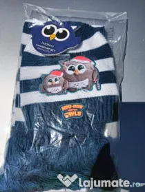 Set caciula si fular Bufnita Expresiva