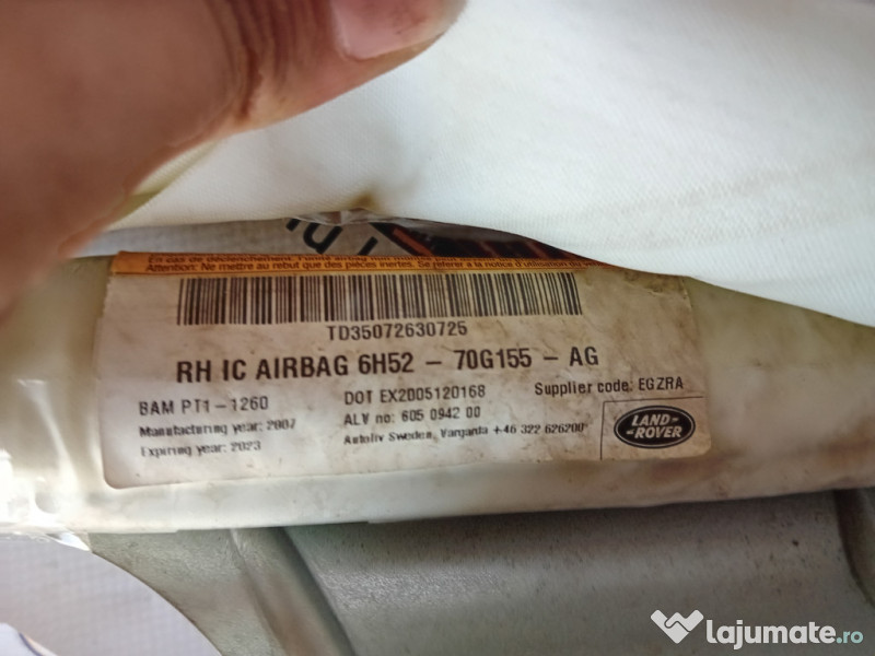 Airbag cortina dreapta Land Rover Freelander 2